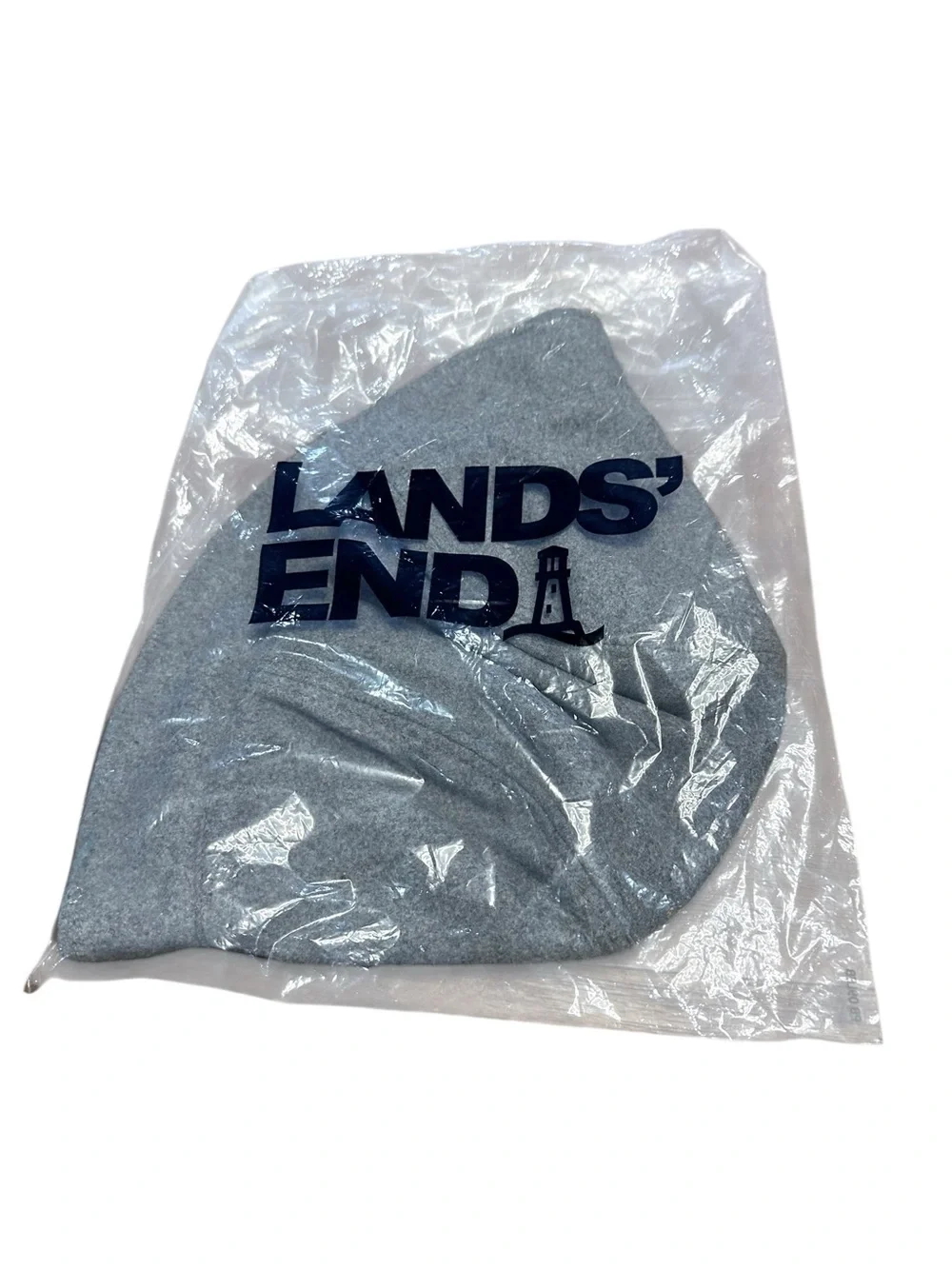 Lands’‎ End Women’s Cashtouch Cloche Bucket Hat Heather Gray L/XL Fleece Lined